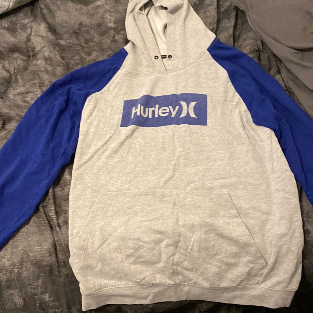 Blue and Grey Hurley Hoodie